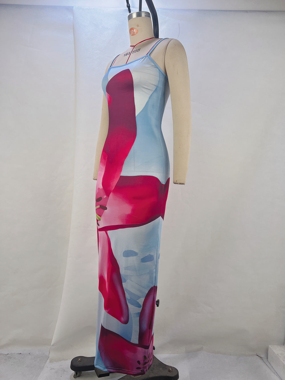 Women Clothing Summer Sexy Spaghetti Strap Floral Print Hip Split Dress Women Beach Dress Bella Mia